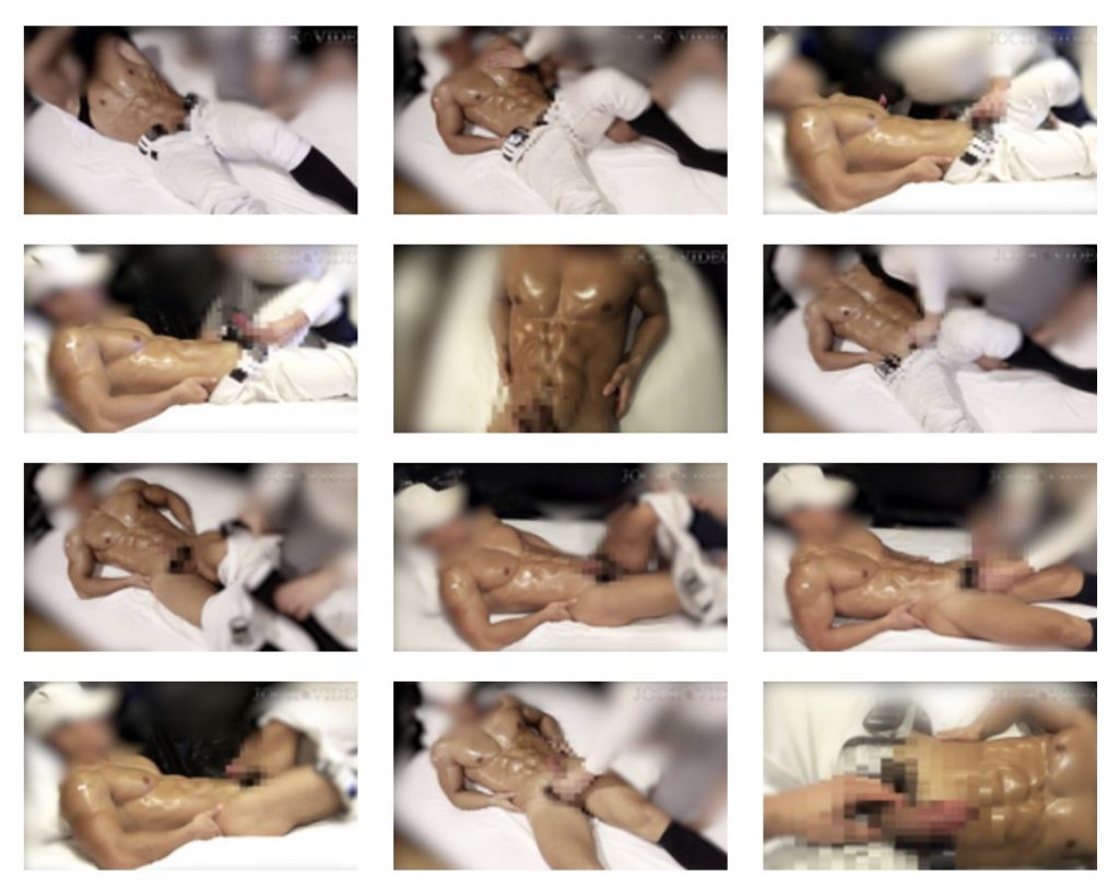 【ゲイ動画】選抜選手 part.147/超S級野球君がオイル濡れ(後編)！腹筋バキバキのアスリート男子