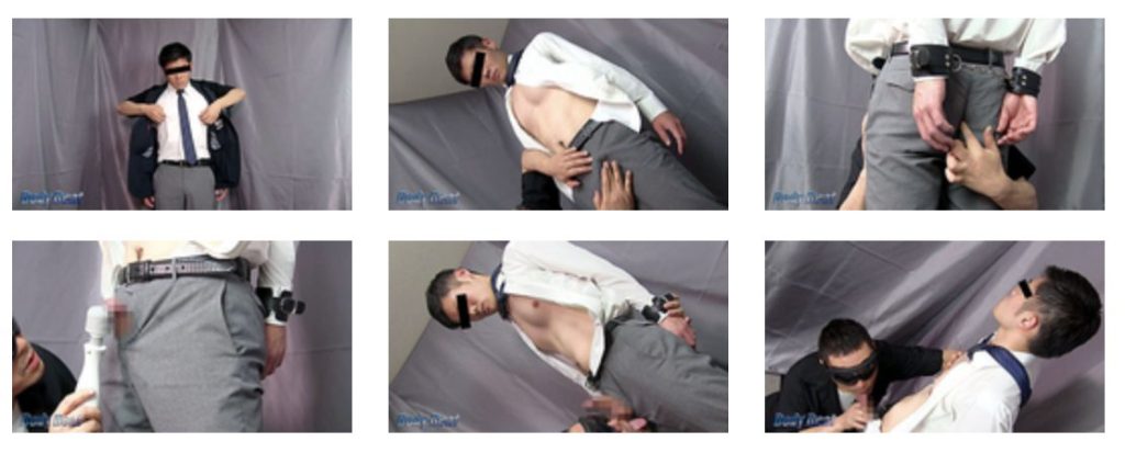 【ゲイ動画】営業中のスーツリーマンが中抜けでおこずかい稼ぎでBodyBeatに出演