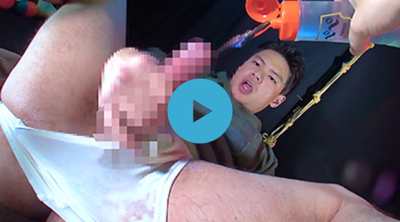 【ゲイ動画】ヒロキの爆吸アナルモード！拡張・調教されたガバガバアナル