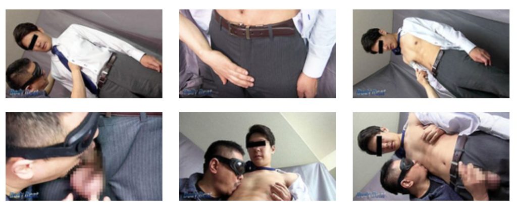 【ゲイ動画】爽やかハニカミリーマン君がボリューミーなチンポから濃厚精子をドロッと発射