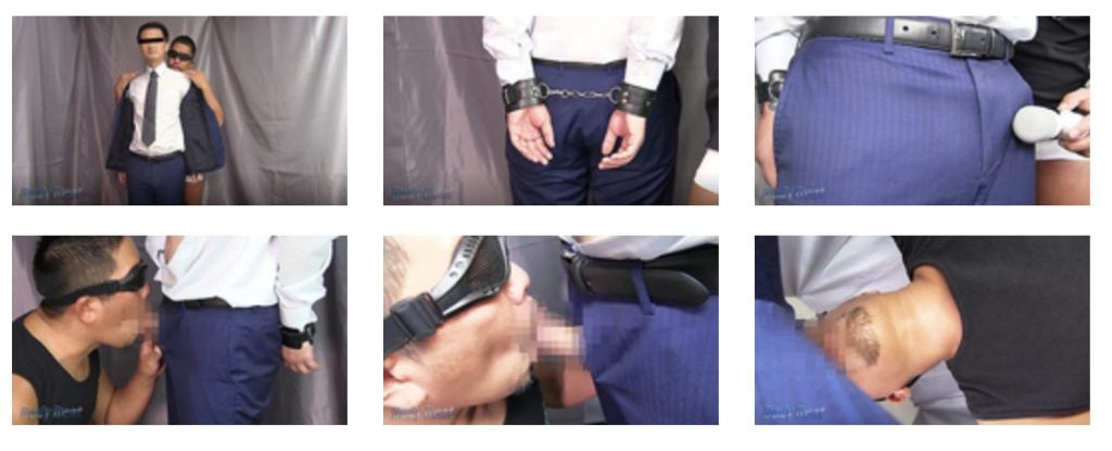 【ゲイ動画】ノンケの短髪素朴系リーマンを拘束しておチンポほおばりMAX！