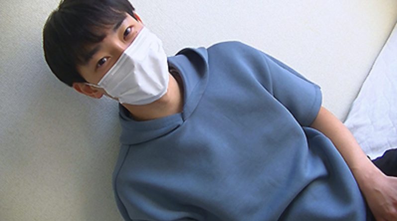 【ゲイ動画】街頭ナンパ！19才カッコカワイイ系大学生が男抜きの未知の快楽にモロ感射精