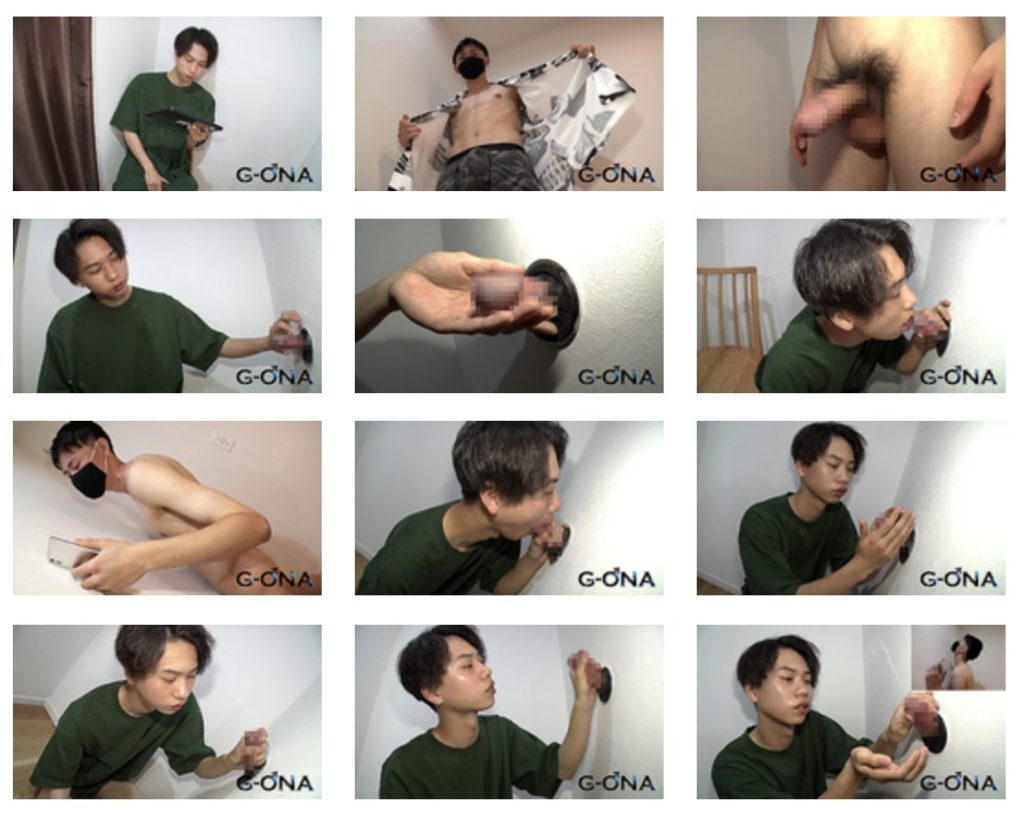 【ゲイ動画】ムラムラした21歳イケメンがパクッと咥えてサクッと抜いちゃう
