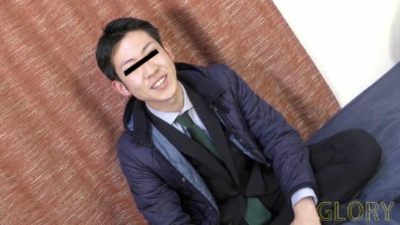 【ゲイ動画】巨根新人童貞爽やかリーマン！男のフェラにノックアウト！大量射精