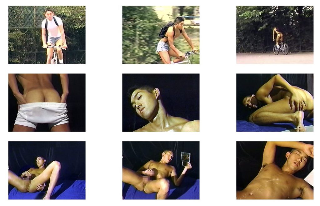 【ゲイ動画】炎獣魔神 Part.1！公園でケツワレ露出！スポーツマンが巨根をしごかれる