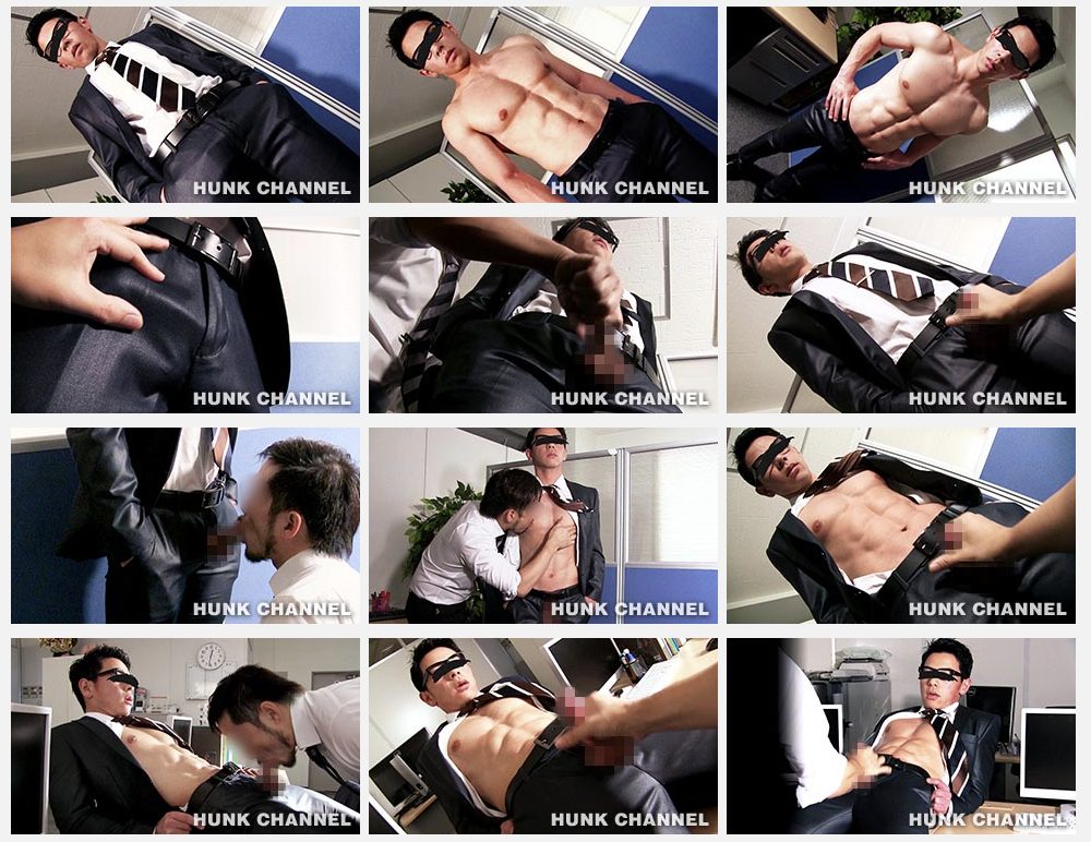 【ゲイ動画】Men's スリムスーツ part34！スーツ姿の若リーマンが溜まりまくった精子を発射