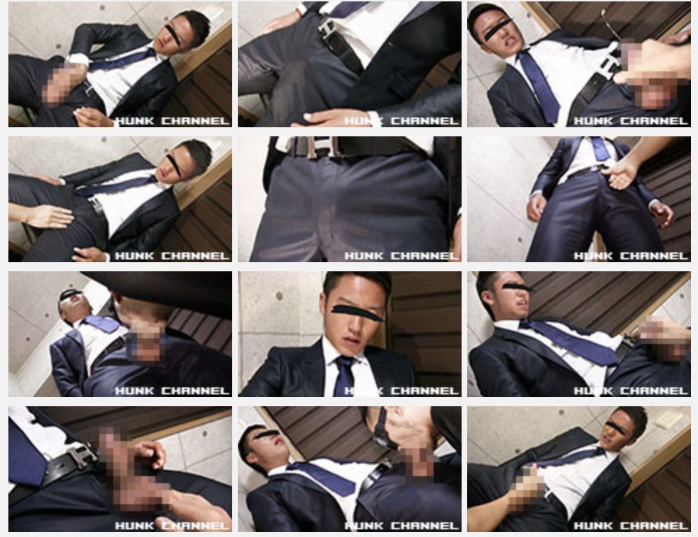 【ゲイ動画】Men's スリムスーツ part15！スーツノンケが亀頭を刺激されまくる！