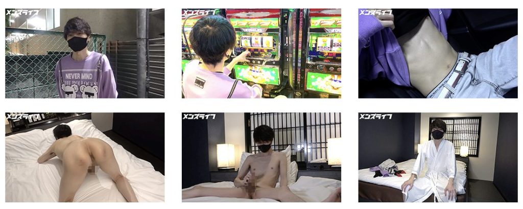 【ゲイ動画】溢れ出す精子！モデル体型のイケメンとデート＆シコって放出！