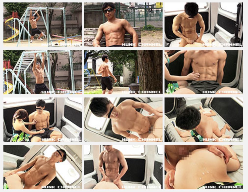 【ゲイ動画】ノンケ逆ナンパ Part15！公園で筋トレ中の色黒筋肉男子をガチナンパでカーSEX！